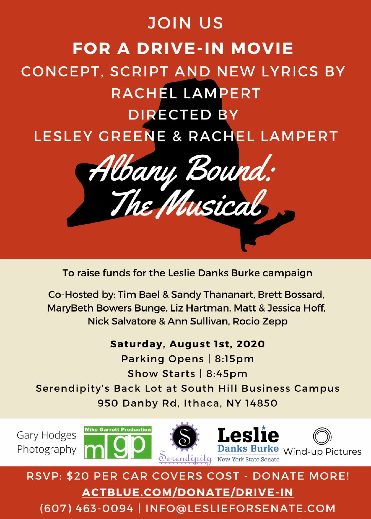 Albany Bound: The Musical flyer
